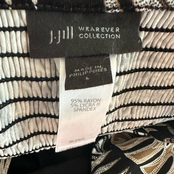 J. Jill Wearever Collection Plant Leaf Jumpsuit Size Large - Picture 5 of 5